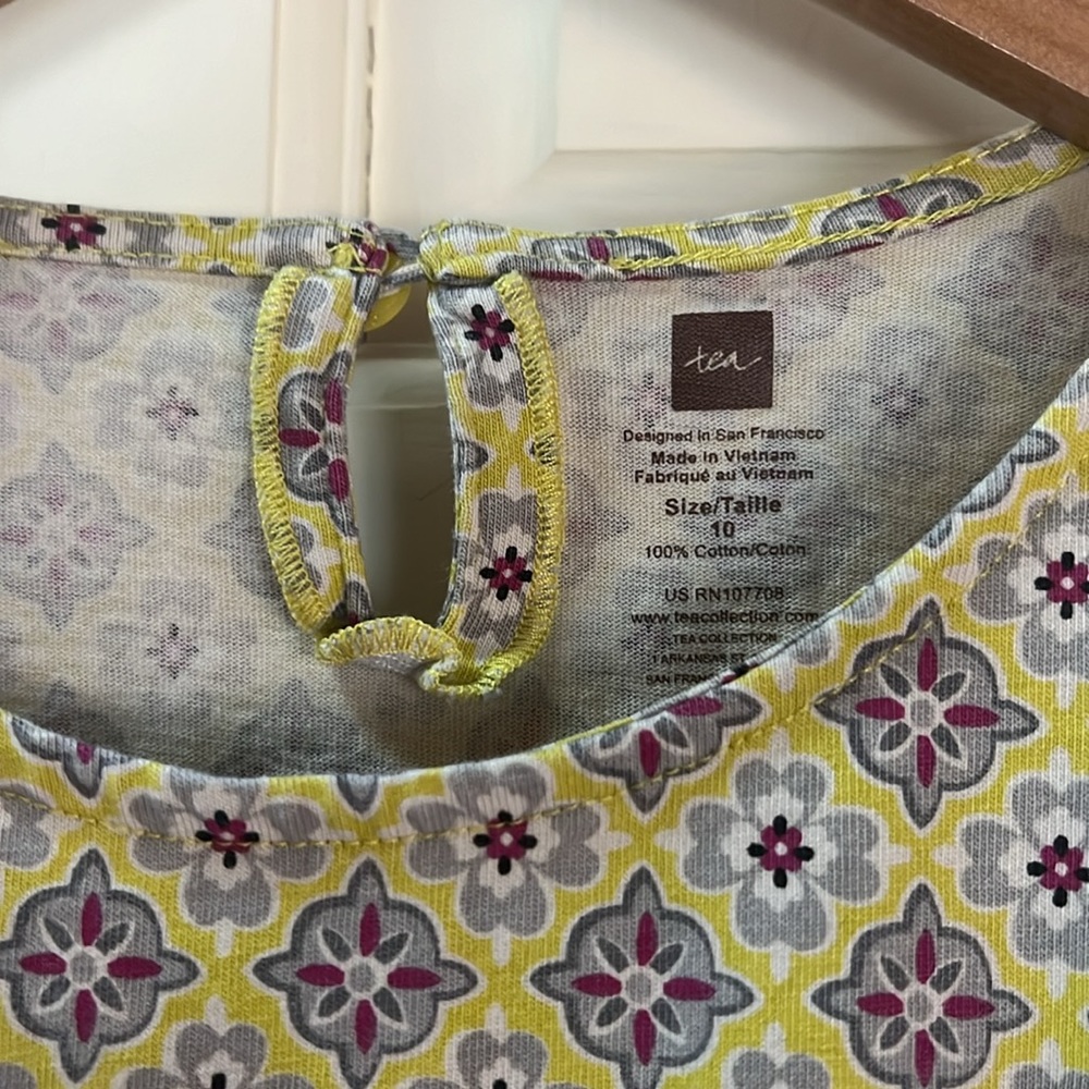 Tea Collection Ruffle Dress 10y - Picture 2 of 4